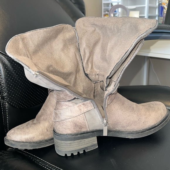 Torrid 7 wide taupe moto midi boot - Picture 4 of 4